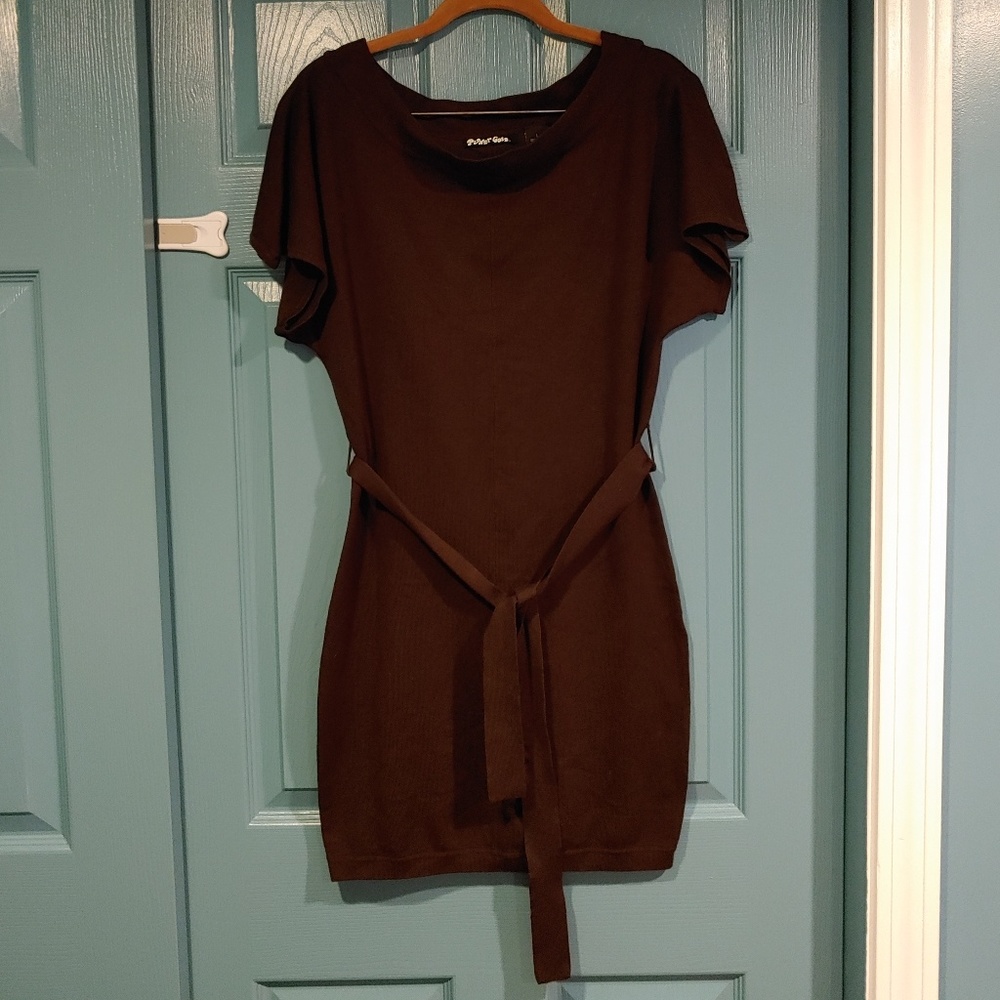 Chocolate brown Planet Gold dress